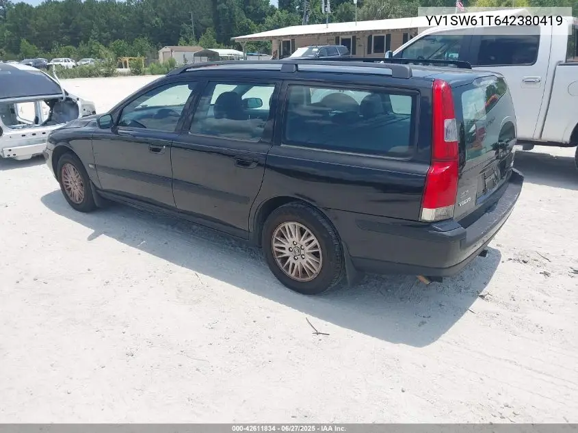 2004 Volvo V70 2.4 VIN: YV1SW61T642380419 Lot: 42611834