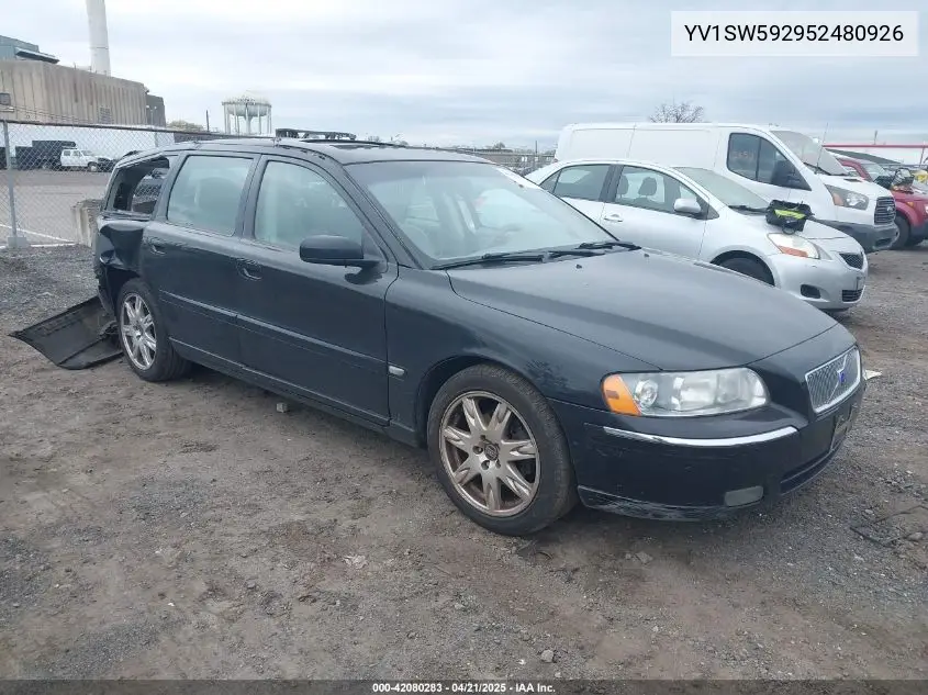 2005 Volvo V70 2.5T VIN: YV1SW592952480926 Lot: 42080283