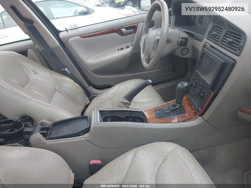2005 Volvo V70 2.5T VIN: YV1SW592952480926 Lot: 42080283