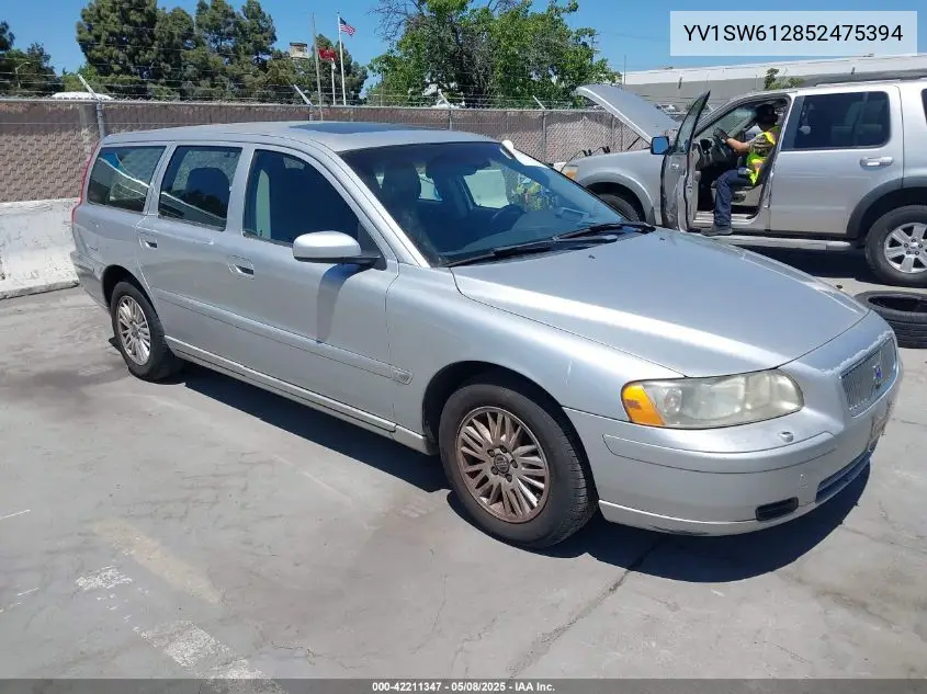 2005 Volvo V70 2.4 VIN: YV1SW612852475394 Lot: 42211347