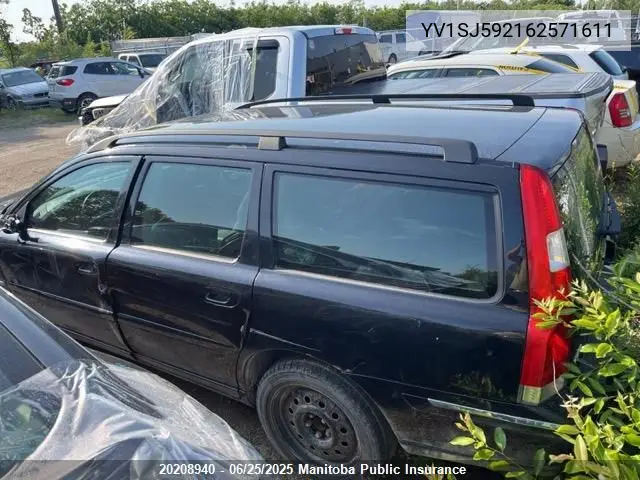 2006 Volvo V70 2.5T VIN: YV1SJ592162571611 Lot: 20208940