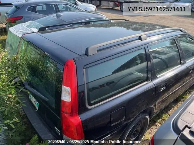 2006 Volvo V70 2.5T VIN: YV1SJ592162571611 Lot: 20208940