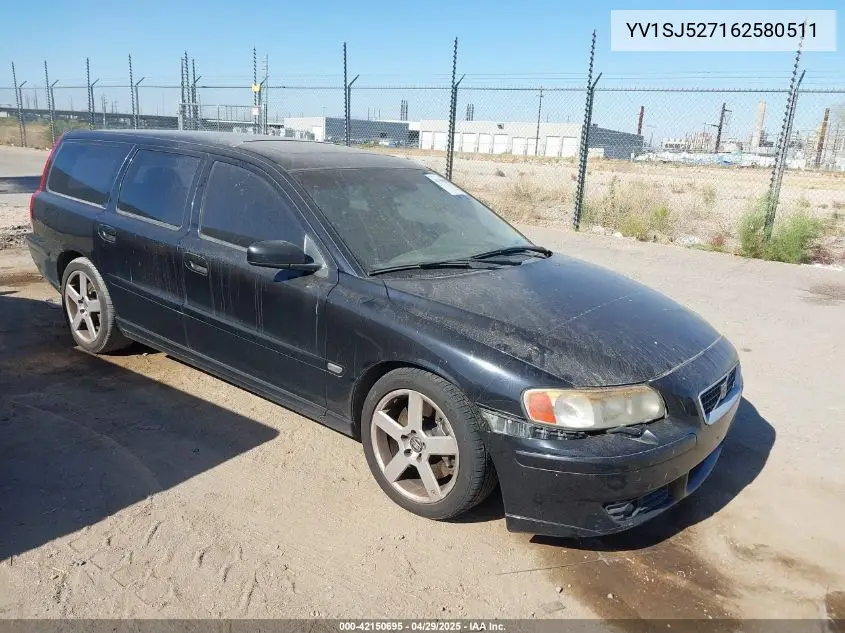 2006 Volvo V70 R VIN: YV1SJ527162580511 Lot: 42150695