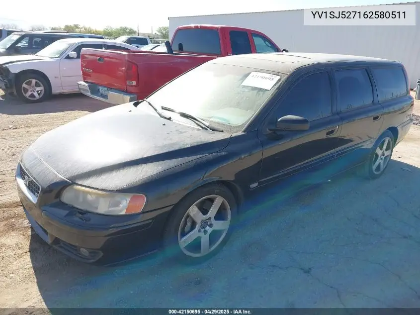 2006 Volvo V70 R VIN: YV1SJ527162580511 Lot: 42150695