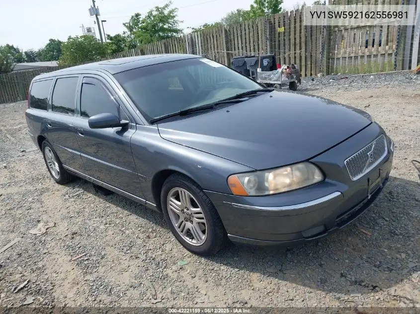 2006 Volvo V70 2.5T VIN: YV1SW592162556981 Lot: 42221159
