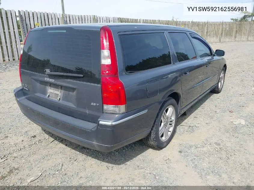 2006 Volvo V70 2.5T VIN: YV1SW592162556981 Lot: 42221159