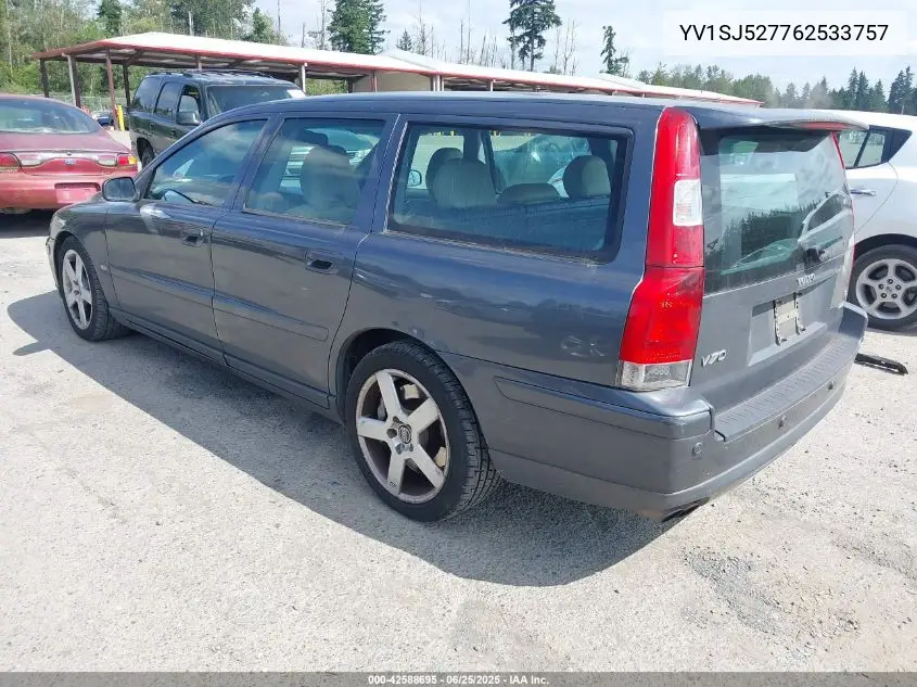 2006 Volvo V70 R VIN: YV1SJ527762533757 Lot: 42588695
