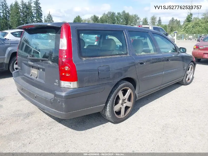 2006 Volvo V70 R VIN: YV1SJ527762533757 Lot: 42588695