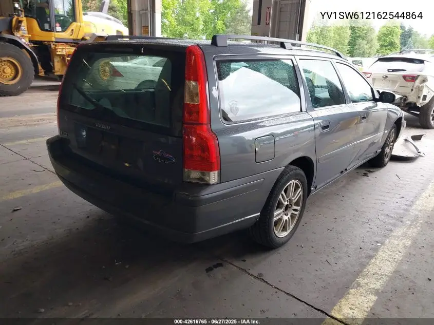 2006 Volvo V70 2.4 VIN: YV1SW612162544864 Lot: 42616765