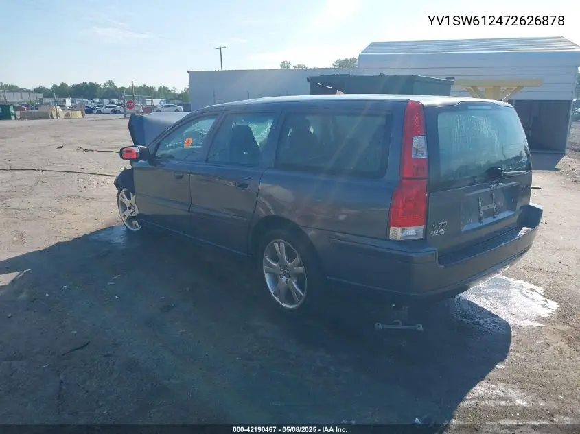 2007 Volvo V70 2.4 VIN: YV1SW612472626878 Lot: 42190467