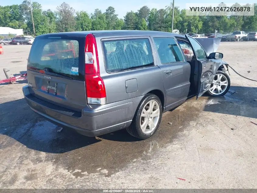 2007 Volvo V70 2.4 VIN: YV1SW612472626878 Lot: 42190467