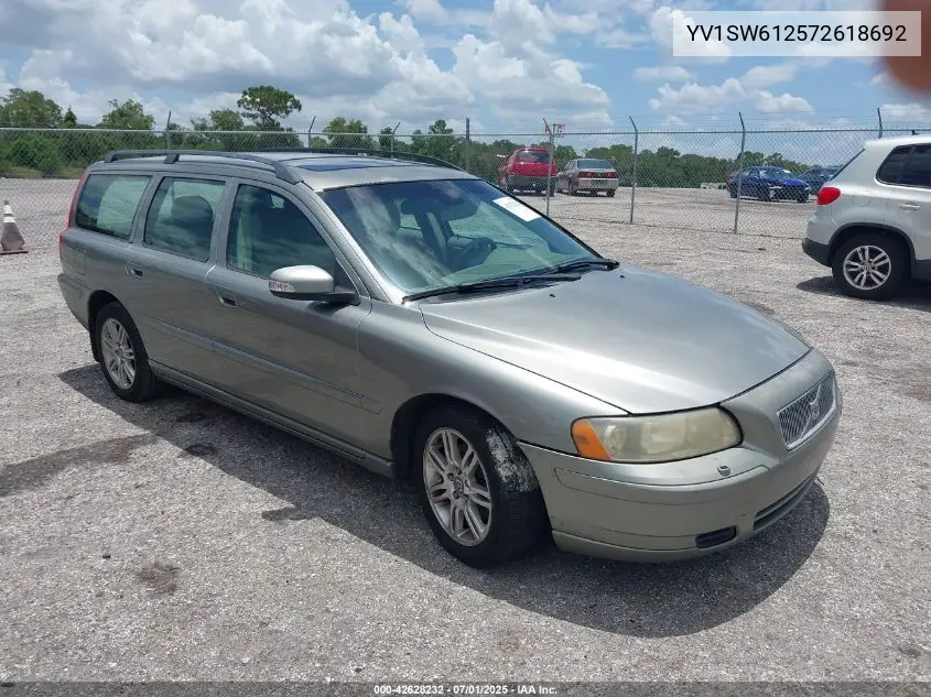 2007 Volvo V70 2.4 VIN: YV1SW612572618692 Lot: 42628232
