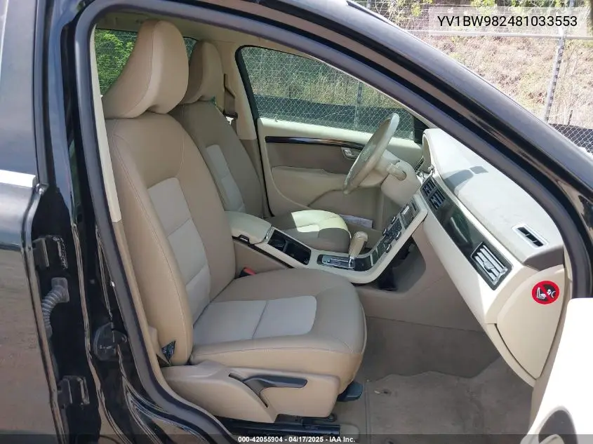 2008 Volvo V70 3.2 VIN: YV1BW982481033553 Lot: 42055904