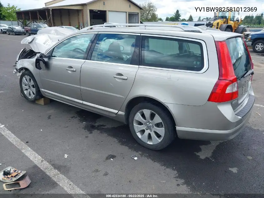 2008 Volvo V70 3.2 VIN: YV1BW982581012369 Lot: 42334188