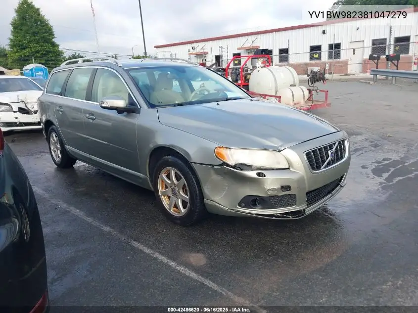 2008 Volvo V70 3.2 VIN: YV1BW982381047279 Lot: 42486620