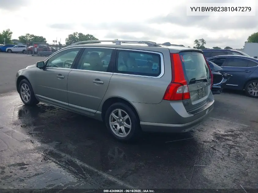 2008 Volvo V70 3.2 VIN: YV1BW982381047279 Lot: 42486620
