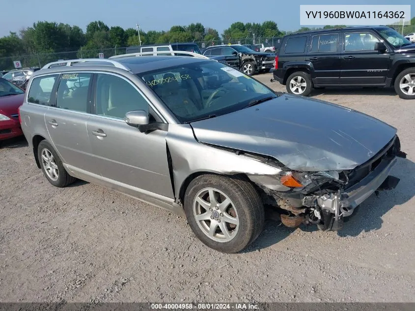 2010 Volvo V70 3.2/3.2 R-Design VIN: YV1960BW0A1164362 Lot: 40004958