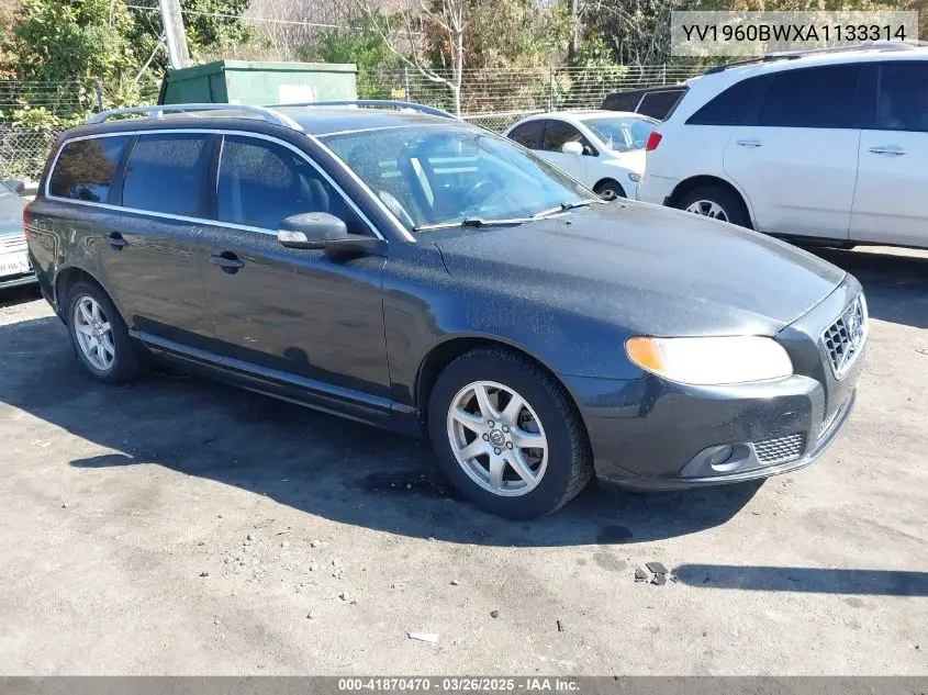 2010 Volvo V70 3.2/3.2 R-Design VIN: YV1960BWXA1133314 Lot: 41870470