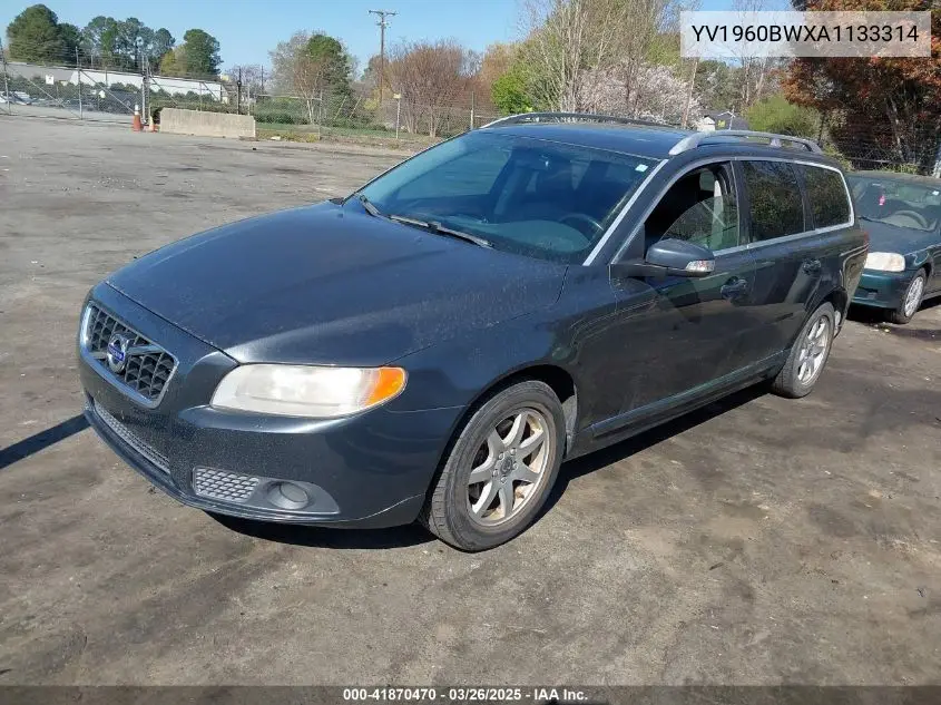 2010 Volvo V70 3.2/3.2 R-Design VIN: YV1960BWXA1133314 Lot: 41870470