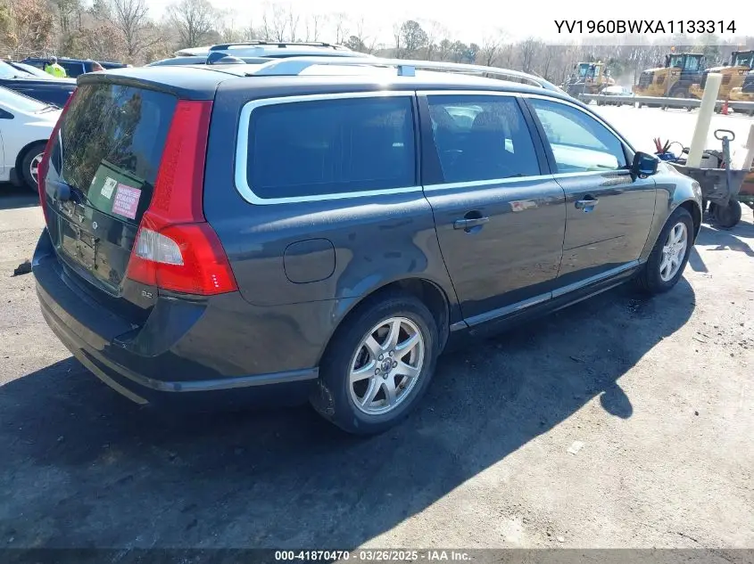 2010 Volvo V70 3.2/3.2 R-Design VIN: YV1960BWXA1133314 Lot: 41870470