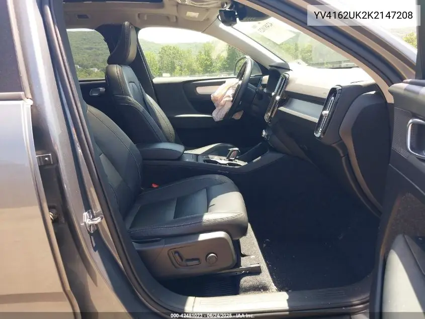 2019 Volvo Xc40 T5 Momentum VIN: YV4162UK2K2147208 Lot: 42481023