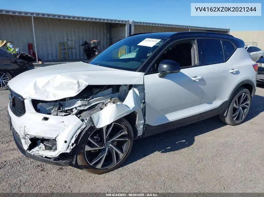 2019 Volvo Xc40 T5 Momentum/T5 R-Design VIN: YV4162XZ0K2021244 Lot: 42543953