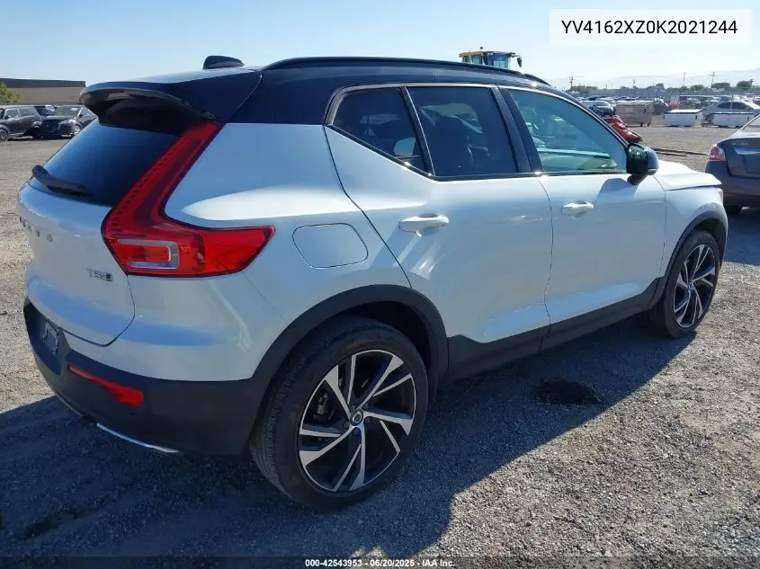 2019 Volvo Xc40 T5 Momentum/T5 R-Design VIN: YV4162XZ0K2021244 Lot: 42543953