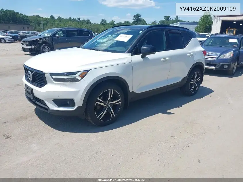 2019 Volvo Xc40 T5 Momentum/T5 R-Design VIN: YV4162XZ0K2009109 Lot: 42554127
