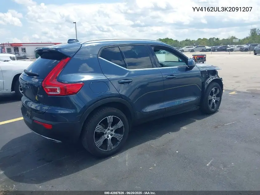 2019 Volvo Xc40 T5 Inscription VIN: YV4162UL3K2091207 Lot: 42567826