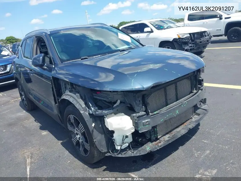 2019 Volvo Xc40 T5 Inscription VIN: YV4162UL3K2091207 Lot: 42567826