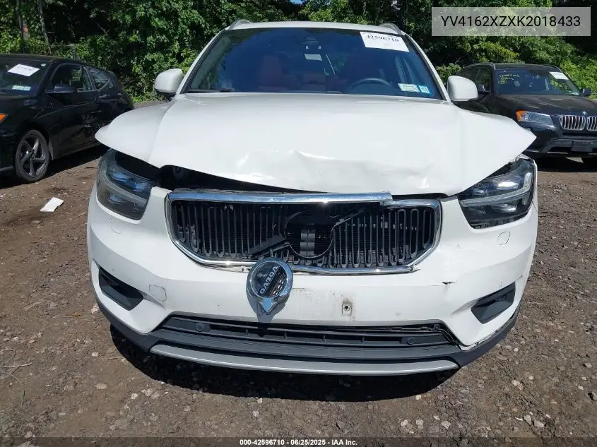 2019 Volvo Xc40 T5 Momentum/T5 R-Design VIN: YV4162XZXK2018433 Lot: 42596710