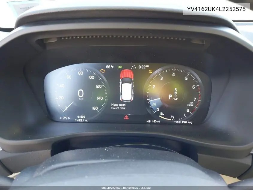 2020 Volvo Xc40 T5 Momentum VIN: YV4162UK4L2252575 Lot: 42227857