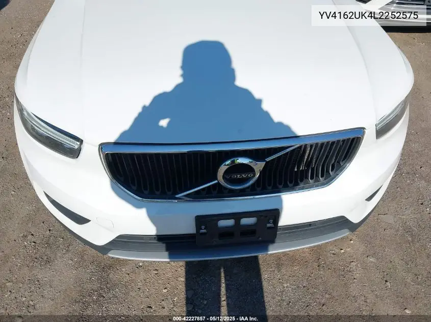 2020 Volvo Xc40 T5 Momentum VIN: YV4162UK4L2252575 Lot: 42227857