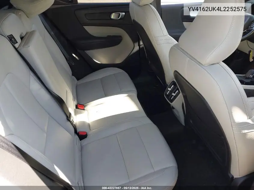 2020 Volvo Xc40 T5 Momentum VIN: YV4162UK4L2252575 Lot: 42227857
