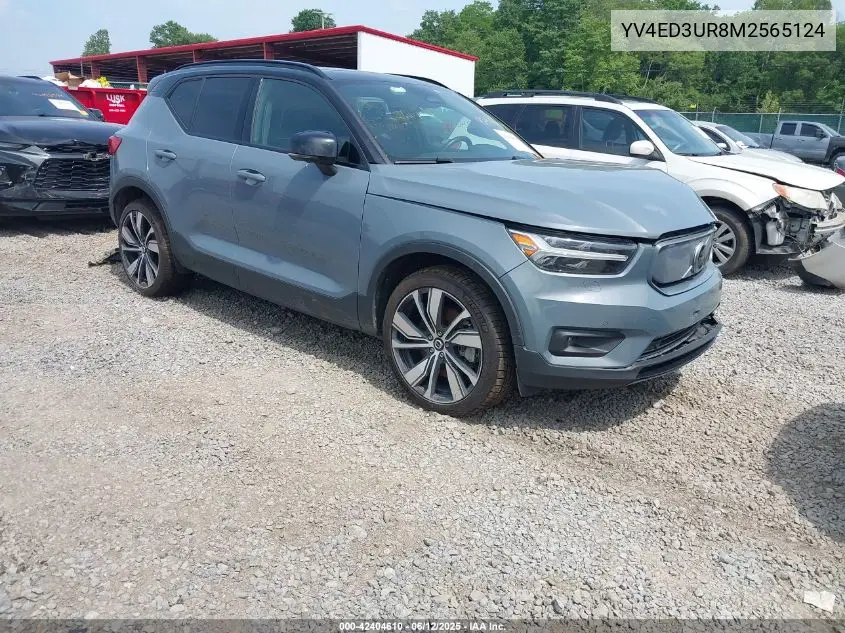 2021 Volvo Xc40 Recharge Pure Electric P8 VIN: YV4ED3UR8M2565124 Lot: 42404610