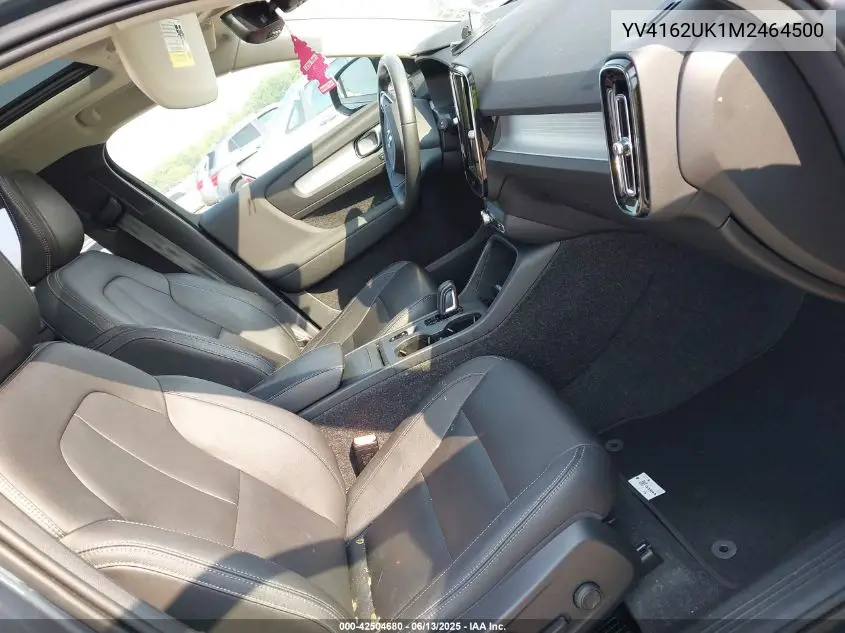 2021 Volvo Xc40 T5 Momentum VIN: YV4162UK1M2464500 Lot: 42504680