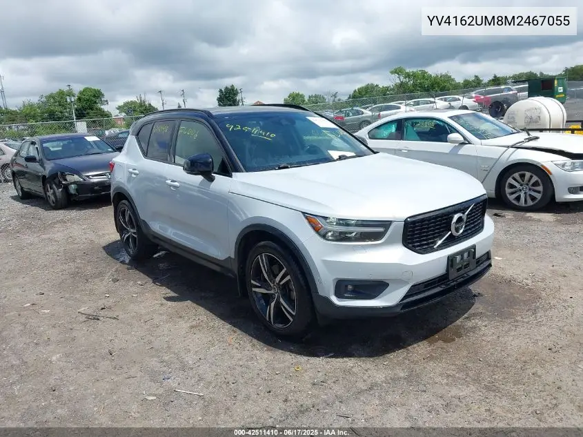 2021 Volvo Xc40 T5 R-Design VIN: YV4162UM8M2467055 Lot: 42511410