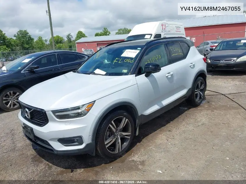 2021 Volvo Xc40 T5 R-Design VIN: YV4162UM8M2467055 Lot: 42511410