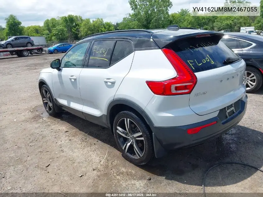 2021 Volvo Xc40 T5 R-Design VIN: YV4162UM8M2467055 Lot: 42511410