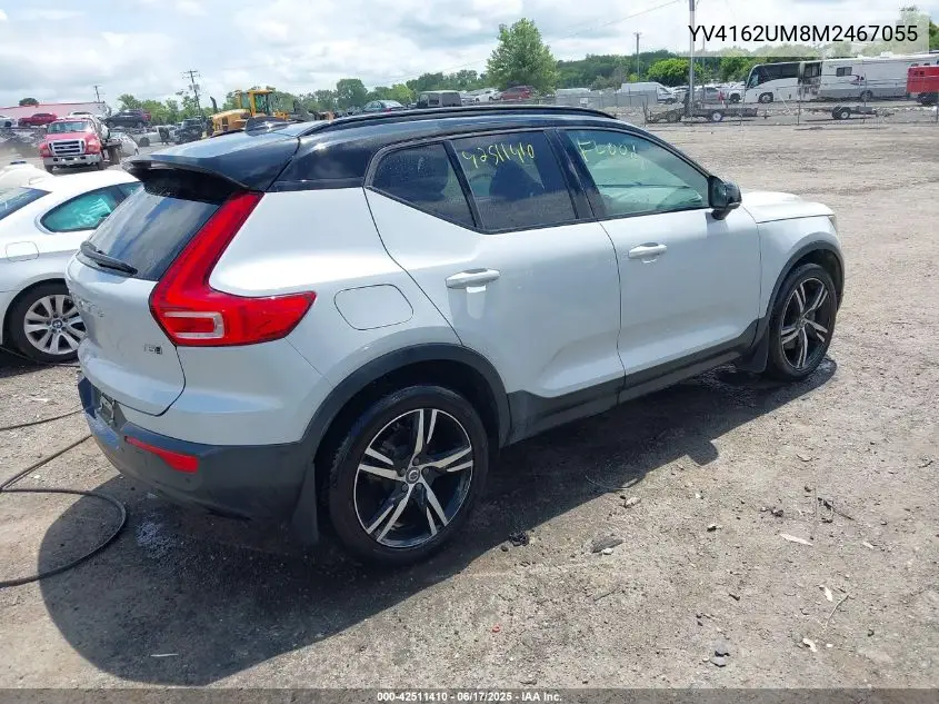 2021 Volvo Xc40 T5 R-Design VIN: YV4162UM8M2467055 Lot: 42511410