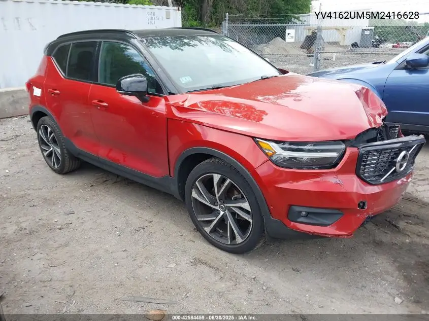 2021 Volvo Xc40 T5 R-Design VIN: YV4162UM5M2416628 Lot: 42584459