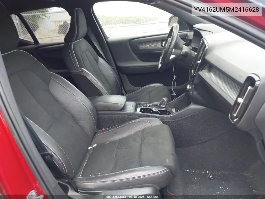 2021 Volvo Xc40 T5 R-Design VIN: YV4162UM5M2416628 Lot: 42584459