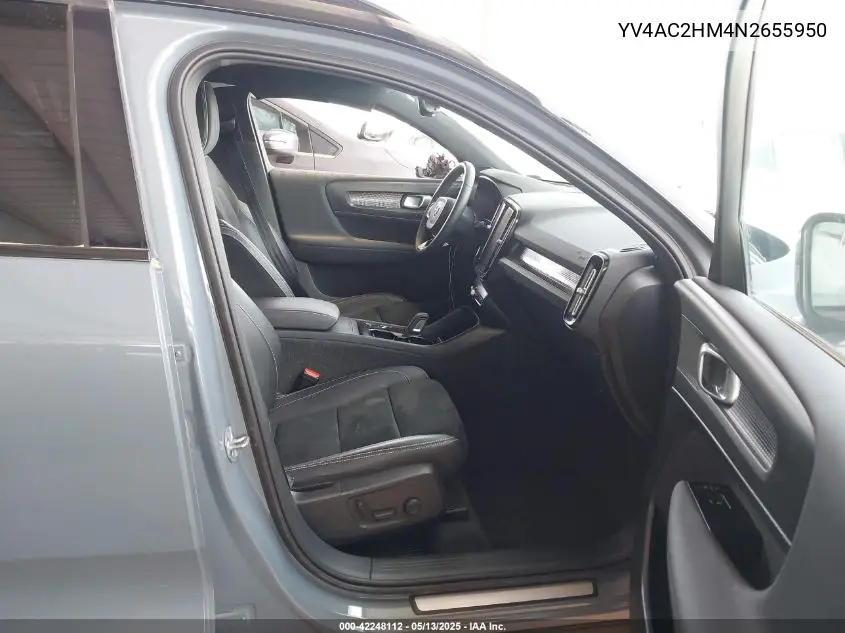 2022 Volvo Xc40 T4 R-Design VIN: YV4AC2HM4N2655950 Lot: 42248112