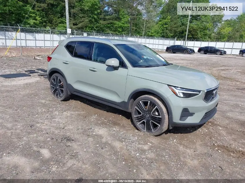 2023 Volvo Xc40 B5 Core VIN: YV4L12UK3P2941522 Lot: 42255803