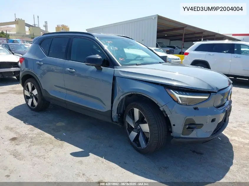 2023 Volvo Xc40 Recharge Pure Electric Twin Ultimate VIN: YV4ED3UM9P2004004 Lot: 42518982