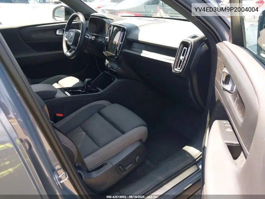 2023 Volvo Xc40 Recharge Pure Electric Twin Ultimate VIN: YV4ED3UM9P2004004 Lot: 42518982