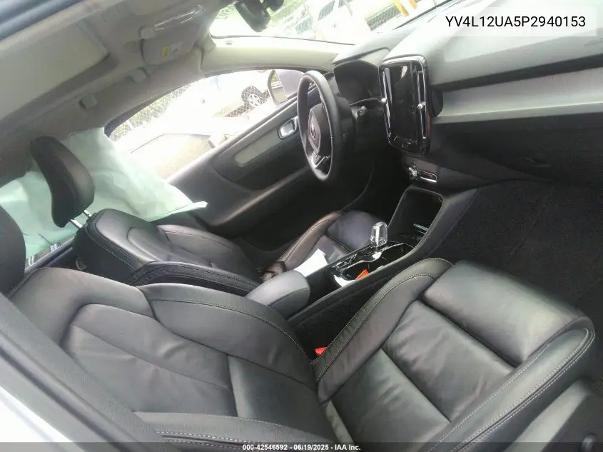 2023 Volvo Xc40 B5 Ultimate Bright Theme VIN: YV4L12UA5P2940153 Lot: 42546592