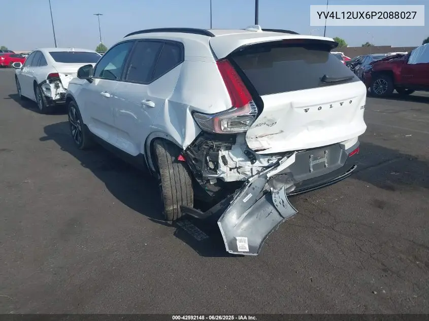 2023 Volvo Xc40 B5 Ultimate Dark Theme VIN: YV4L12UX6P2088027 Lot: 42592148