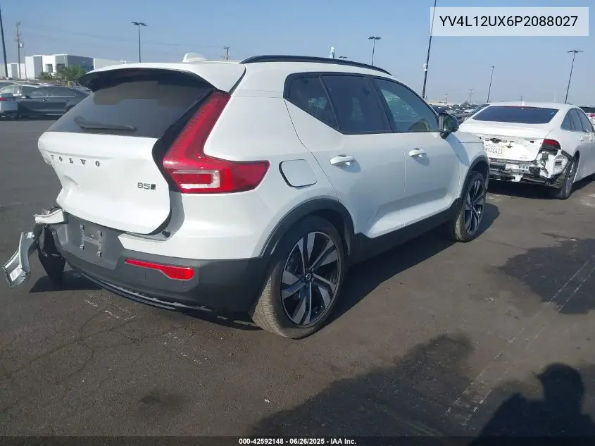 2023 Volvo Xc40 B5 Ultimate Dark Theme VIN: YV4L12UX6P2088027 Lot: 42592148