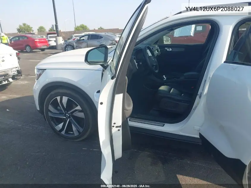 2023 Volvo Xc40 B5 Ultimate Dark Theme VIN: YV4L12UX6P2088027 Lot: 42592148